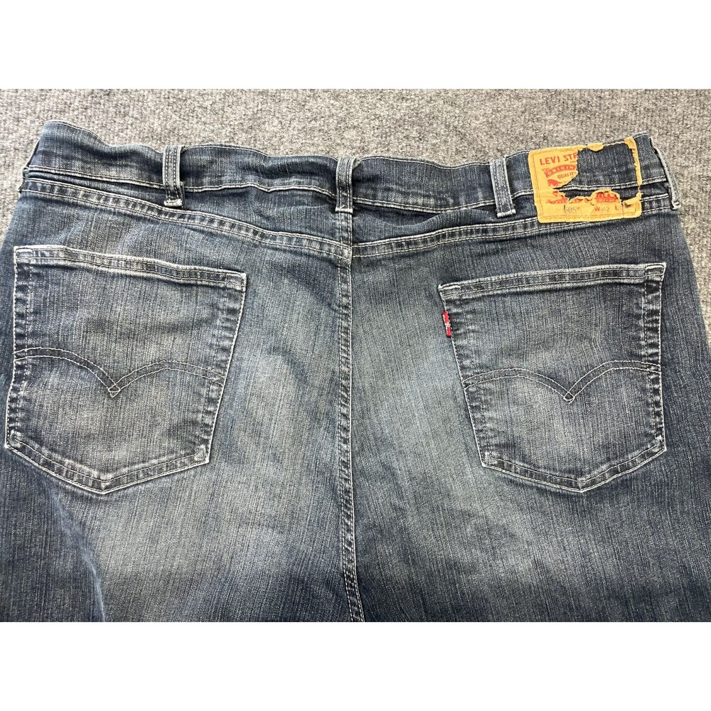 Levi's 505 Jeans Mens 42x30(39x28.50)Regular Fit Straight Blue Denim Medium Wash - Picture 4 of 11